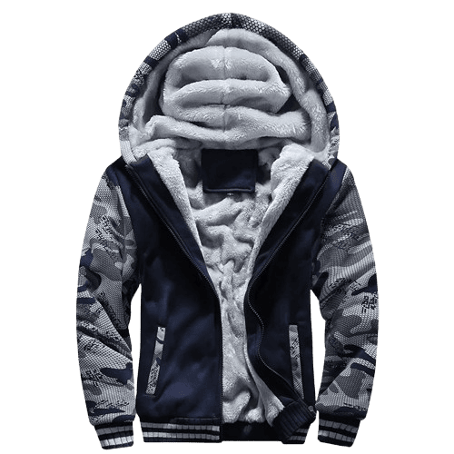 New Men's Hoodies Jacket Winter Thick Warm Fleece Zipper Hoodies Coat Casual Tracksuit Sportwear Male Sweatshirts M~ 5XL