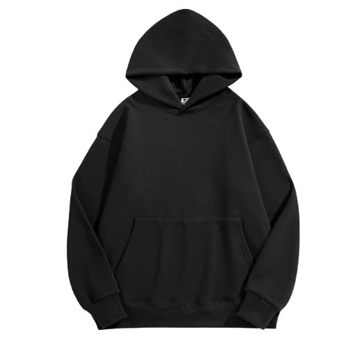 16.9oz 480gsm Heavy Weight Cotton Plus Velvet Hooded Sweater Men Thickened Tight Polar Fleece Pullover Hoodie Women Sweatshirt