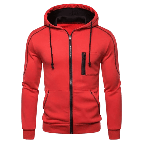Men's Jackets Fashion Hoodies Long Sleeve Zipper Hoodie Hooded Fleece Sweatshirts Casual Sports Men Clothing Plus Size Black Whi
