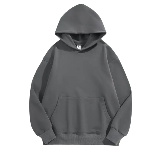 16.9oz 480gsm Heavy Weight Cotton Plus Velvet Hooded Sweater Men Thickened Tight Polar Fleece Pullover Hoodie Women Sweatshirt